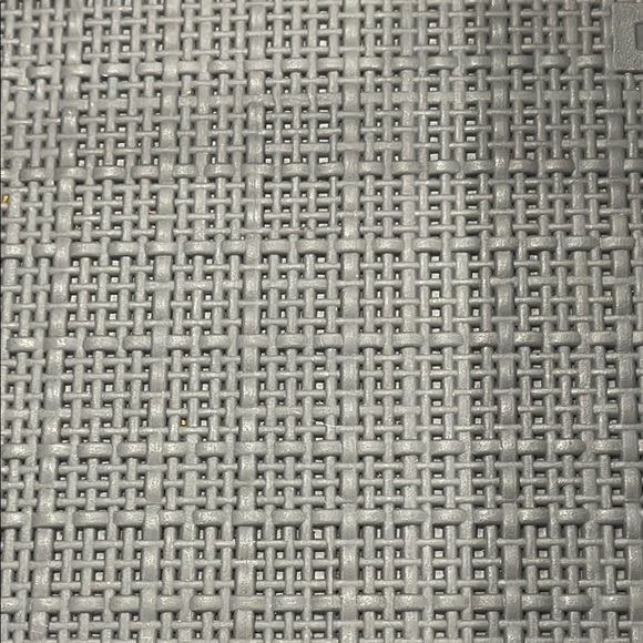 Curver Medium Jute Plastic Bin Dark Grey 6.9QT 12" x 9" Woven Look Storage - Picture 5 of 7